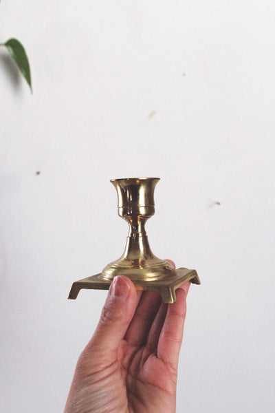 Vintage Brass Candle Holder Collection 1 | Sold Individually