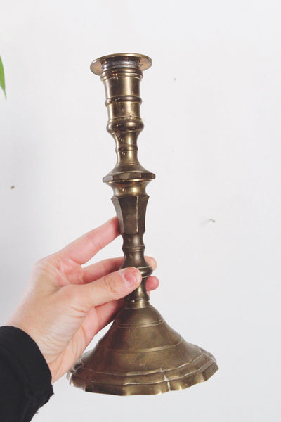 Vintage Brass Candle Holder Collection 1