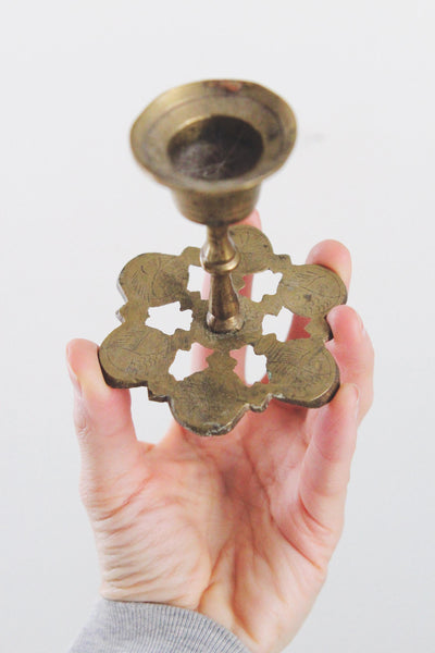 Vintage Brass Candle Holder Collection 2 | Sold Individually