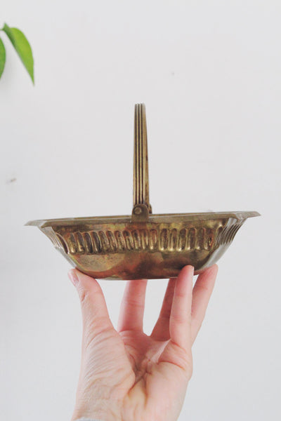Vintage Brass Basket Trinket Dish | Sold Individually