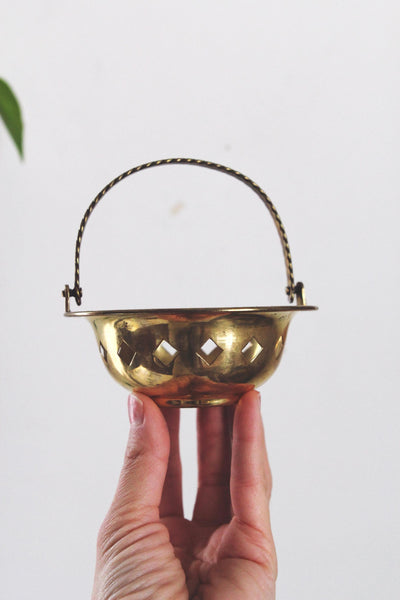 Vintage Brass Basket Trinket Dish | Sold Individually