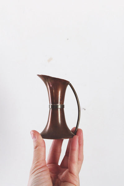 Vintage Etched Brass Bud Vase | Sold Individually