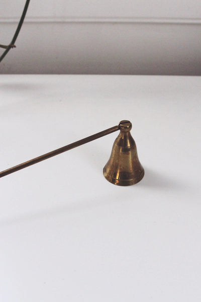 Vintage Brass Bell Candle Snuffer Large | Vintage Candle Snuffer | Vintage Decor | Mid Century Decor | Brass Candle Snuffer