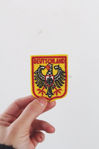 Vintage Patch with Framing Options - Europe Collection 3 | Vintage Framed Art | Design Art | Memorabilia Art | Sold Individually