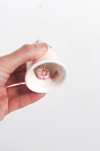 Vintage 1984 Avon Hand Painted Porcelain Bunny Rabbit Bell