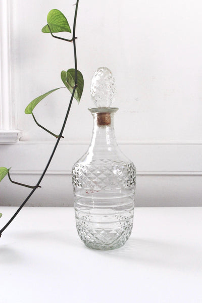 Vintage Mid Century Wine Liquor Glass Decanter Barware | Sold Individually