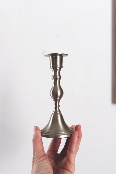 Vintage Restoration Hardware Pewter Candlestick Candle Holders | Sold Individually