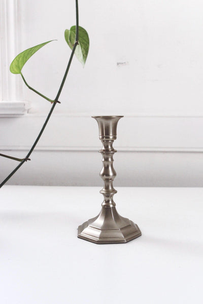 Vintage Restoration Hardware Pewter Candlestick Candle Holders | Sold Individually