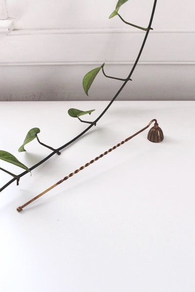 Vintage Antique Brass Candle Snuffer Bell Angle | Sold Individually