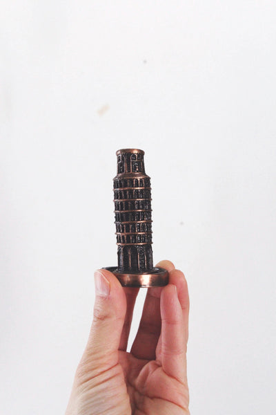 Vintage Miniature Die-Cast Metal Antique Copper Pencil Sharpeners