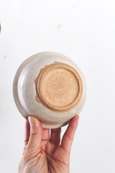 Vintage Handmade Studio Pottery Mountain Small Trinket Bowl Dish Stoneware