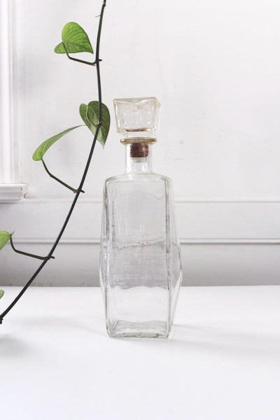 Vintage Mid Century Wine Liquor Glass Decanter Barware | Sold Individually
