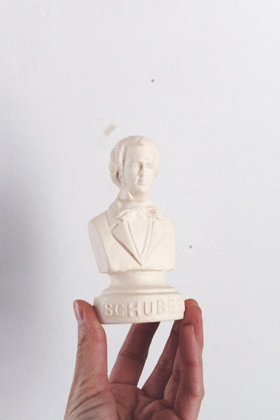 Vintage Halbe Composer Statuettes Bust Figurines Miniatures