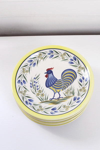 Vintage Seymour Mann Provincial Hand Painted Rooster Plate | Sold Individually