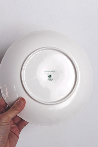 Vintage Sweetbrier Pattern by Nikko designed by Dena Salad Plates Saucers | Sold Individually