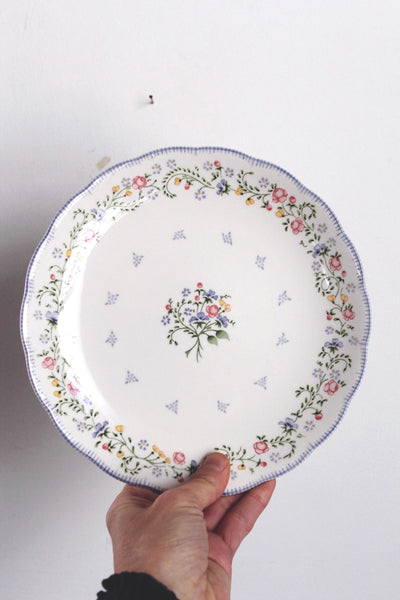 Vintage Sweetbrier Pattern by Nikko designed by Dena Salad Plates Saucers | Sold Individually
