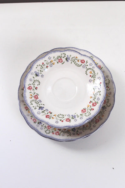 Vintage Sweetbrier Pattern by Nikko designed by Dena Salad Plates Saucers | Sold Individually