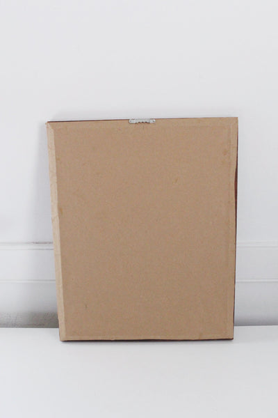 Vintage 70s Holly Hobbie Framed Needlework Crewel Embroidery Wall Art