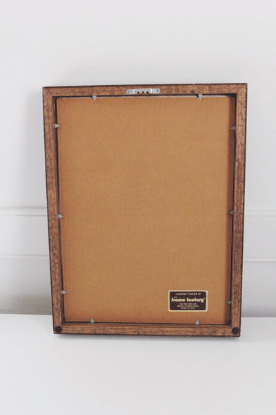 Vintage Handmade Framed Cross-Stitch Clowns Horse Numbers Childrens Wall Art