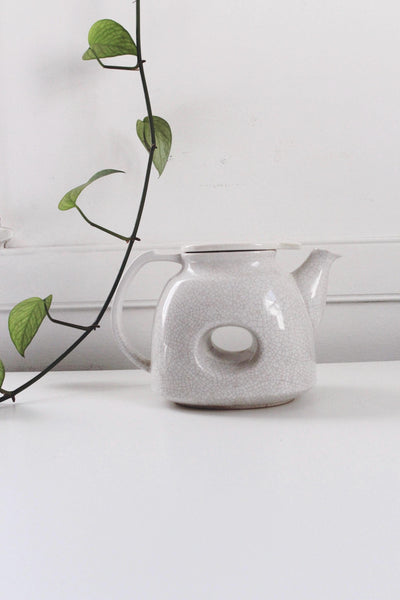 Vintage McCoy Brown Drip Glaze Ceramic Teapot