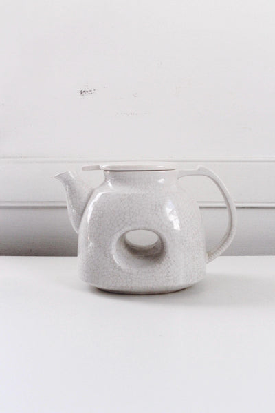 Vintage McCoy Brown Drip Glaze Ceramic Teapot