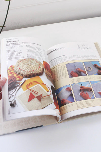 Stitch by Stitch: A Home Library of Sewing, Knitting, Crochet and Needlecraft, Volume 1, published by Torstar Books Vintage Book