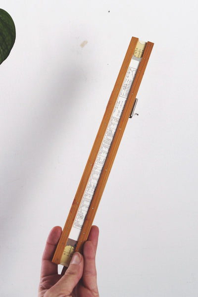 Vintage Frederick Post Co. Versalog 1460 Bamboo Slide Rule Hemmi, Japan