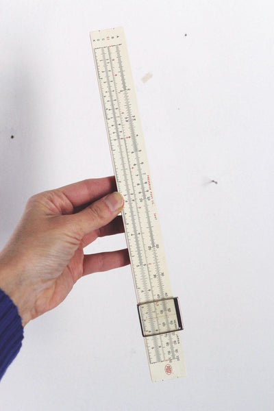 Vintage Frederick Post Co. Versalog 1460 Bamboo Slide Rule Hemmi, Japan