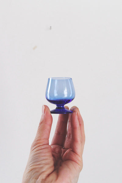 Vintage Mid-Century Modern MCM Multicolored Cordial Shot Glasses