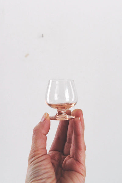 Vintage Mid-Century Modern MCM Multicolored Cordial Shot Glasses