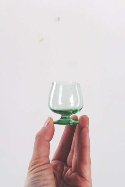 Vintage Mid-Century Modern MCM Multicolored Cordial Shot Glasses