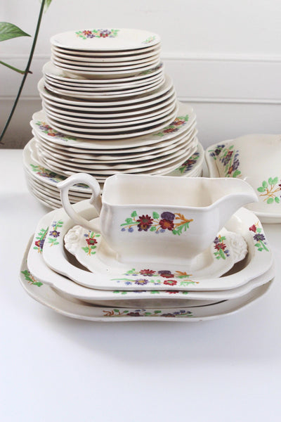 Vintage Golden State Pattern by Copeland Spode Dinnerware Set Plates England | Sold Individually