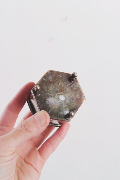 Vintage Silver Metropolitan Museum of Art (MMA) Reproduction 17th-century Dutch "Marriage Box" or "Knotjes Box"