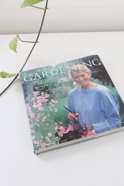Martha Stewart's Gardening Month by Month Vintage Hardcover Book 1991 First Edition