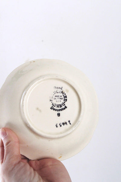 Set of 4 or 7 Vintage Fruit or Dessert Bowls - Franciscan Desert Rose USA 40s