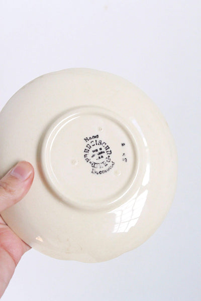 Set of 4 or 8 Vintage Saucers - Franciscan Desert Rose USA 40s