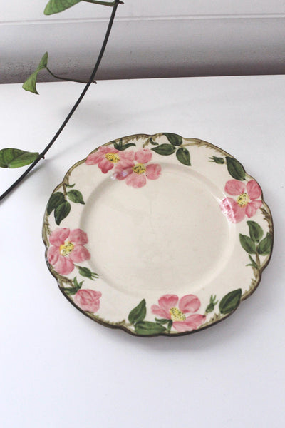 Vintage Hand Painted Dinner Plate - Franciscan Desert Rose USA Made 40s