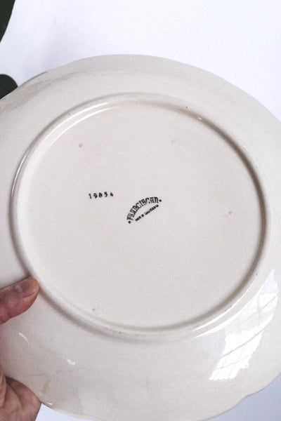 Vintage Round Platter Chop Plate - Franciscan Desert Rose, Hand Painted, USA Made