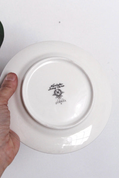 Set of 4 or 7 Vintage Bread Plates - Franciscan Desert Rose USA Made 40s