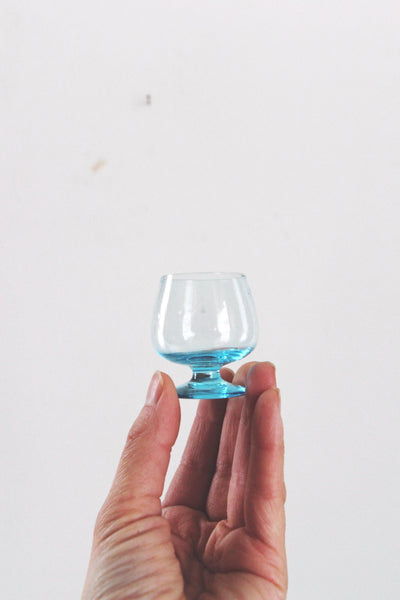 Vintage Mid-Century Modern MCM Multicolored Cordial Shot Glasses