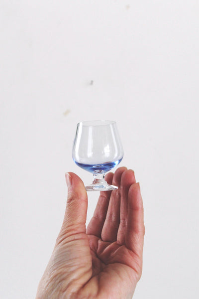 Vintage Mid-Century Modern MCM Multicolored Cordial Shot Glasses