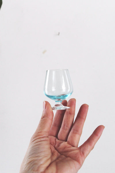 Vintage Mid-Century Modern MCM Multicolored Cordial Shot Glasses