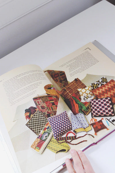 The New World of Needlepoint: 101 Exciting Designs in Bargello, Quickpoint, Grospoint, and Other Repeat by Lisbeth Perrone Vintage Book