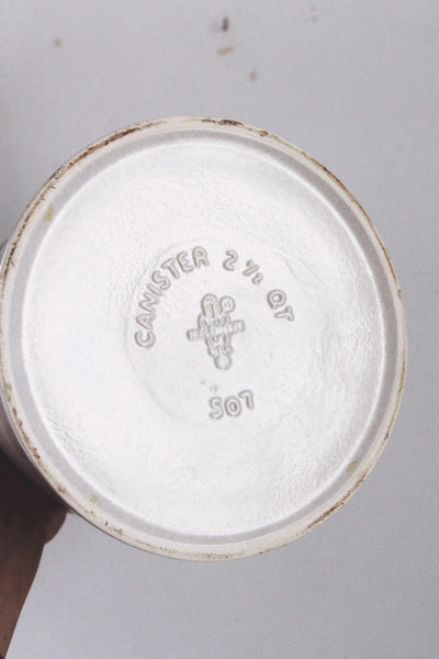 Vintage Cookie Jar Canister - Pfaltzgraff Yorktowne, Stoneware 60s