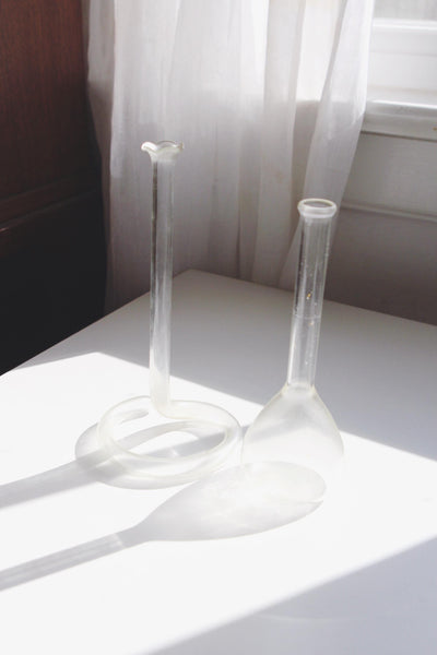 Vintage Laboratory Style Glassware Bud Vase or Propagation Tube