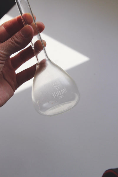 Vintage Laboratory Style Glassware Bud Vase or Propagation Tube