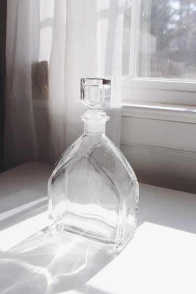 Vintage Luigi Bormioli "Light & Music" Crystal Decanter