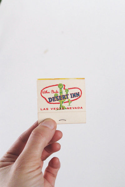 Vintage Matchbook Desert Inn - Las Vegas, Retro, Western, 50 60s