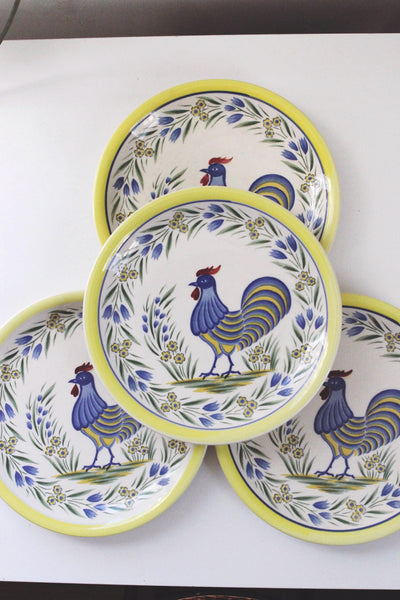 Vintage Seymour Mann Provincial Hand Painted Rooster Plate