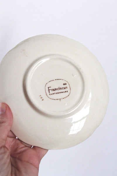 Set of 4 Vintage Saucers - Franciscan Desert Rose USA